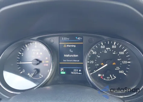 2020 Nissan Rogue Sv Fwd из США, поврежденный, VIN 5N1AT2MTXLC747048